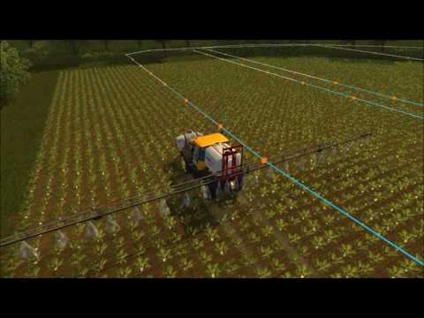 Farming Simulator 2015 Spraying with course play