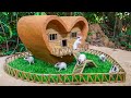 Build Hamster Maze - DIY Mud Hamster Heart House