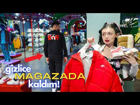 GECE GİZLİCE İKİ KATLI DEV MAĞAZADA KALDIM!