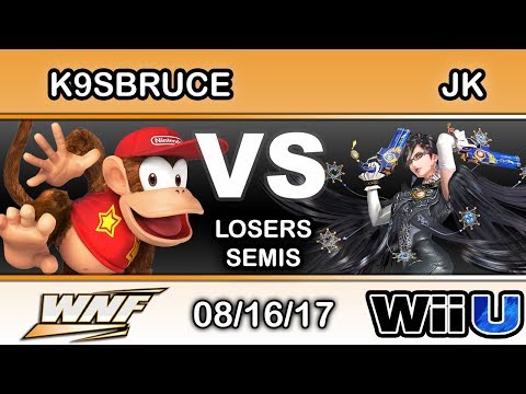 WNF 3.3 - MF LH | K9sbruce (Diddy Kong) Vs. Yatta | JK (Bayonetta) Losers Semis