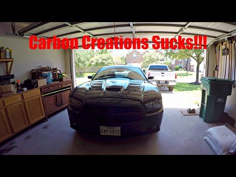 Dodge Charger Hood Install (FAIL)