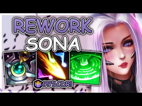 🎉⚠️ **NEW SONA REWORK** DO NOT BREAK YOUR KEYBOARD AFTER SEEING THIS - League of Legends & Chill ☕