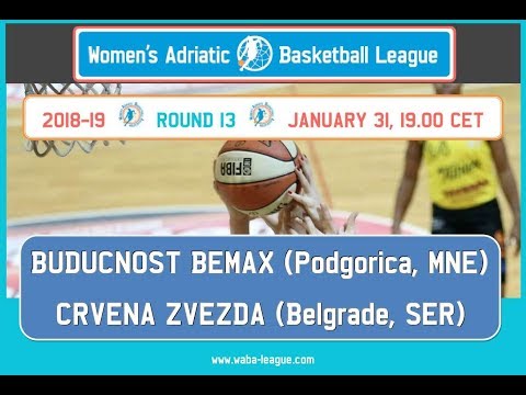 2018-19 WABA R13 (31/01) Buducnost Bemax--Crvena Zvezda