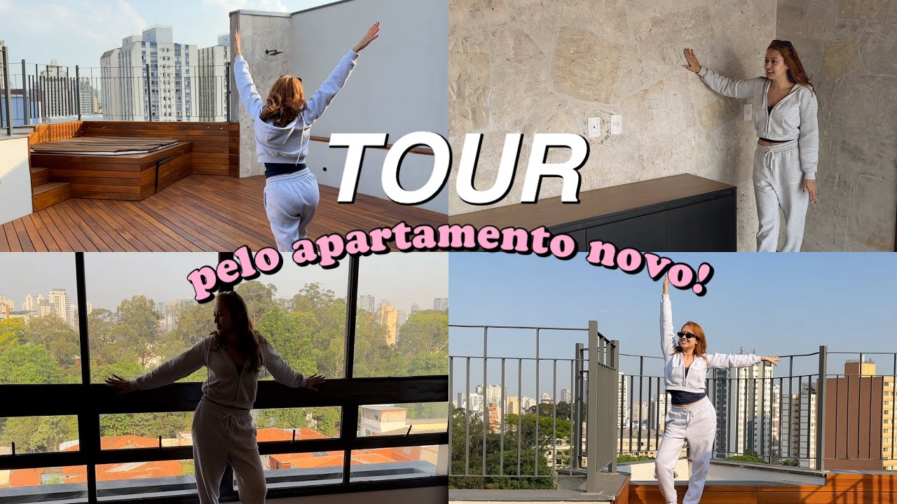 MUDAMOS PELA 5 VEZ... tour pelo apê novo!