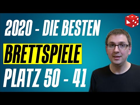 Die BESTEN Spiele im Jahr 2020 • Top 50 - 41 aus über 400 gespielten Brettspielen