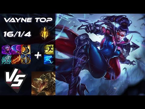 TOP Vayne vs Renekton - NA Challenger Patch 25.23