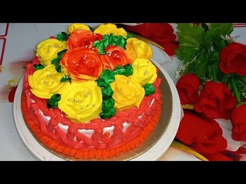 Eggless Mixed Fruit Cake|| Flower Cake|| Mixed Fruit Cake ||Sai Kripa Cooking