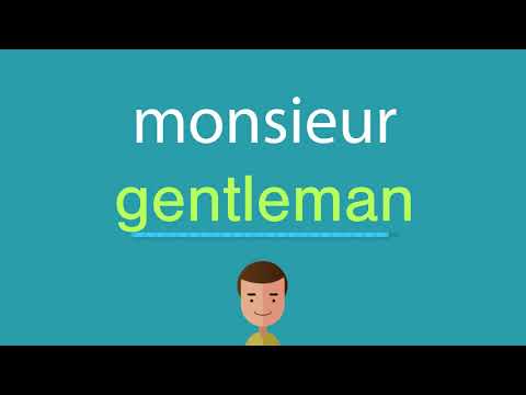 Comment dire monsieur en anglais