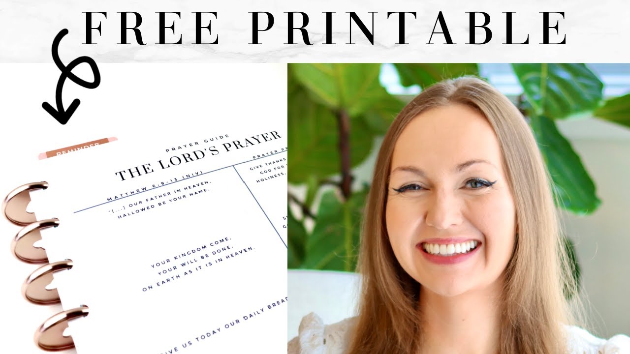 ✝️Free Printable! Faith Planner Prayer Guide Insert | Happy Planner