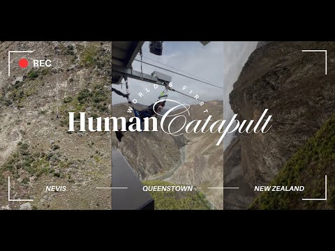 Human Catapult Experience | Queenstown NZ Nevis Playground | Tae’s Travels