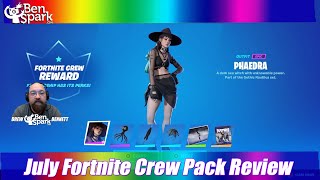 Meet Phaedra - July's Fortnite Crew Cosmetics Review - Fortnite
