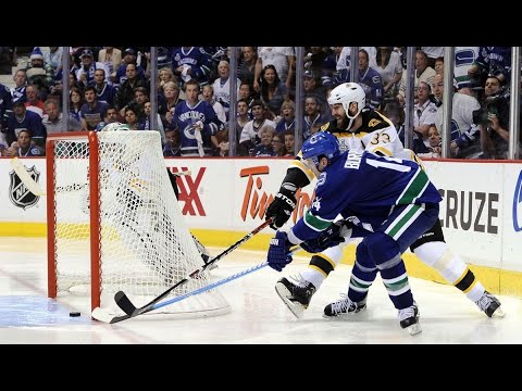 Throwback: Alex Burrows Wins Game 2 vs Bruins 11 Seconds into Overtime (Jun. 4, 2011) (ALL CALLS)