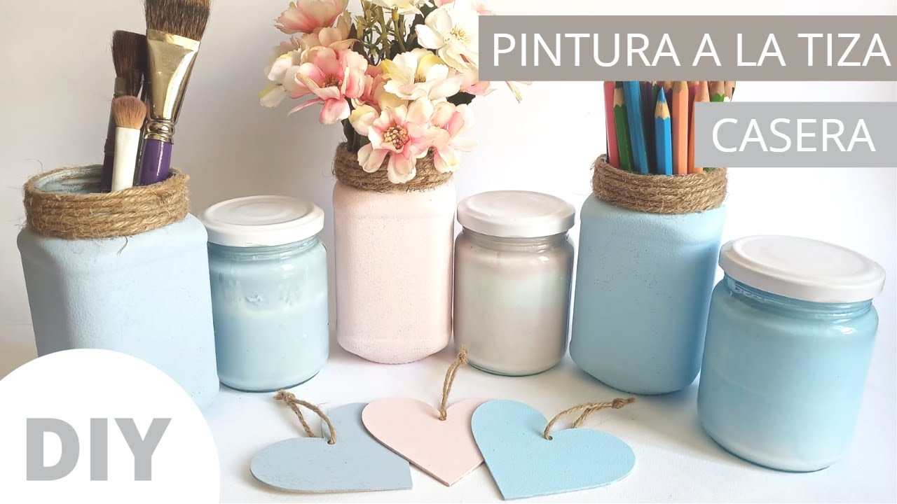 👉 Como realizar PINTURA A LA TIZA casera! fácil y económica
