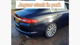 Jaguar Stuck in park emergency release lever
