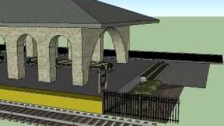 preview picture of video 'Glassboro Train Station Google SketchUp'