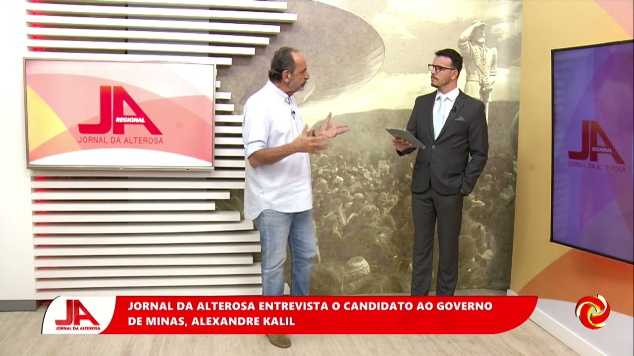Jornal da Alterosa Edição Regional recebe o candidato ao governo de Minas, Alexandre Kalil