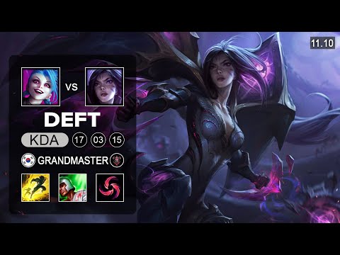 HLE Deft Kai'Sa vs Jinx - KR Grandmaster Patch 11.10