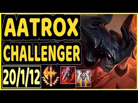 MAGIFELIX (AATROX) - QUADRAKILL 20/1/12 KDA CHALLENGER GAMEPLAY - EUW