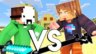 Dream VS MrBeast - Minecraft FIGHT Animation