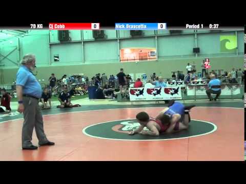 70 KG CJ Cobb vs  Nick Brascetta