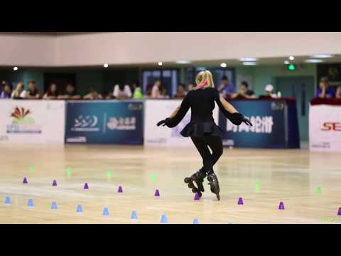 2017 SSO Senior Women Slalom，12th，Oksana Pervenenok (Russia)