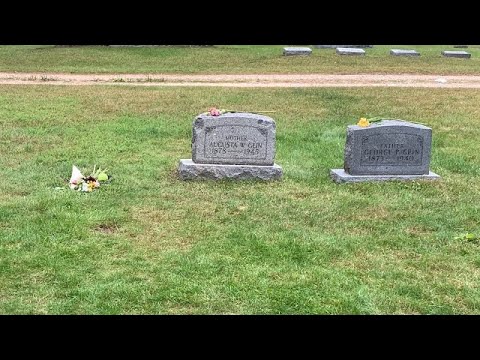Grave of Ed Gein at Plainfield Cemetery