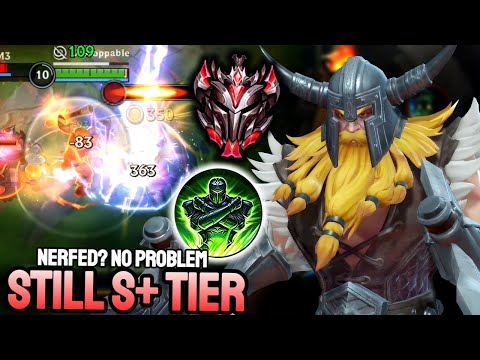 NERFED OLAF STILL BEING A MONSTER? ONE DEATH CHALLENGE ON GRANDMASTER! | Olaf - Wild Rift