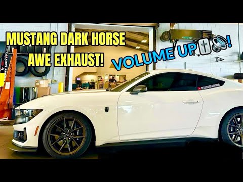 Mind-Blowing SOUND! Ford Mustang Dark Horse | Installing AWE SwitchPath Exhaust | Try Not To Laugh?