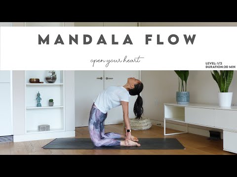 20-Min Intermediate Mandala Flow | Open Your Heart | Lydia Lim Yoga