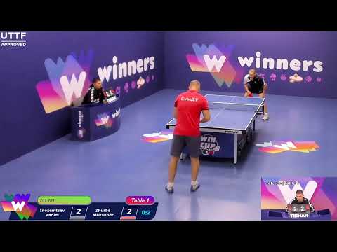 WINners CUP table 1 23.09 Inozemtsev Vadim - Zhurba Aleksandr 21:00