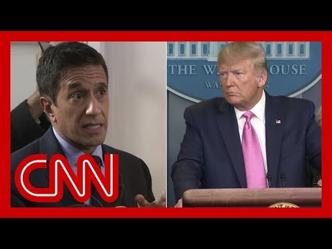 Trump clueless about COVID-19 interrupts Dr. Gupta during presser