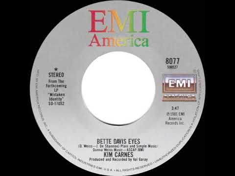 1981 HITS ARCHIVE: Bette Davis Eyes - Kim Carnes (a #1 record--stereo 45)