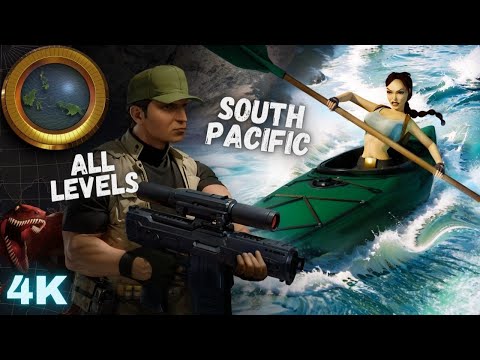Tomb Raider 3 Remastered - South Pacific All 4 Levels - Full Gameplay Walkthrough