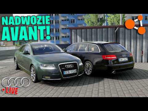 🚙Nowy mod na Audi A6 C6! Limousine & Avant Version. | #beamngdrive #stream🔴