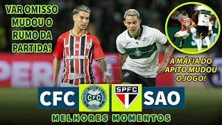 A MÁFIA DO APITO MUDOU O JOGO | Coritiba x São Paulo | Melhores Momentos | 25/02/2025
