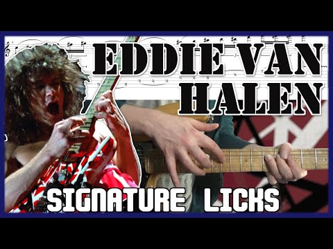Eddie Van Halen Signature Guitar Licks & Tricks With Tabs Lesson