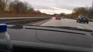 preview picture of video 'Porsche Carrera S 232 kph on German Autobahn 61'