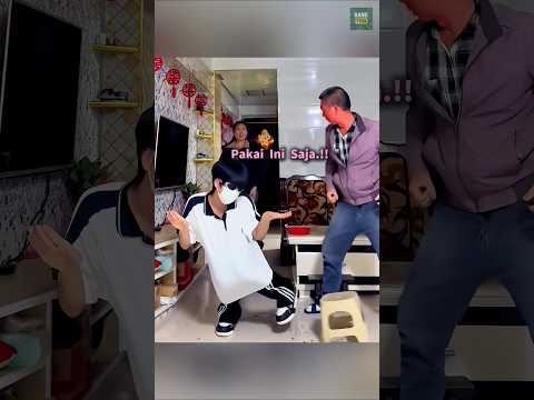 Pria ini Menggunakan Semua Skillnya⁉️😂