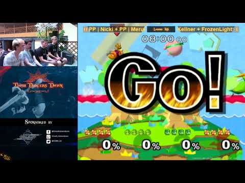 DDD - Nicki + Meruem Vs Kellner + FrozenLight13 - Losers Quarters - Melee Doubles