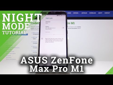 How to Activate Night Light in ASUS ZenFone Max Pro M1 - Night Mode