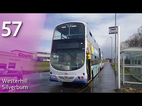 [GLA][Circles around the south side] First Glasgow 57 (Westerhill - Silverburn)