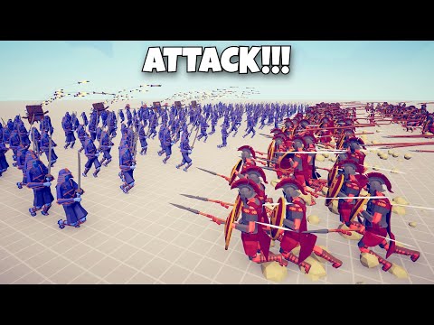 SPARTANS vs ALL FACTION ARMIES - Totally Accurate Battle Simulator TABS