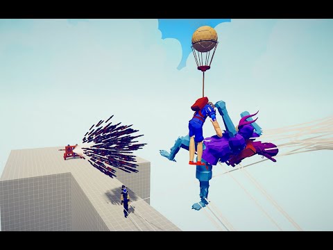 SPIDER MAG & BALLOON + GOD BALLISTA  vs EACH UNITS | TABS - Totally Accurate Battle Simulator
