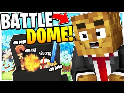 JeromeASF - THE MOST EPIC BATTLEDOME EVER! - MASSIVE BATTLEDOME UPDATE *CUSTOM DUNGEONS MOD* -MINECRAFT