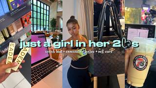vlog: just a girl in her 20s💕 new coach bag, essentials, shopping etc