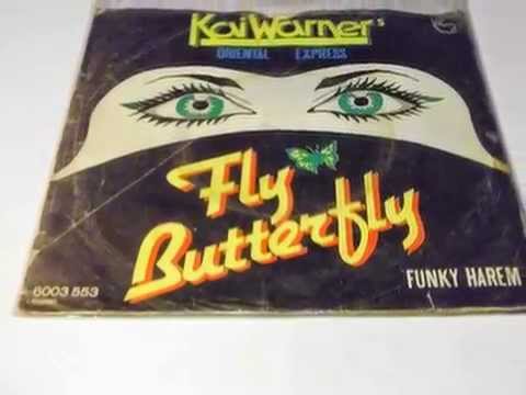 O Kai Warner's Oriental Express Fly Butterfly / Funky Harem TURKEY PLAK RECORD 7"