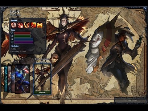 Iron Inquisitor Kayle Skin Spotlight Gameplay 1080p HD League Of Legends