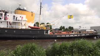 preview picture of video 'Zeesleepboot Holland Terschelling Doorvaart Rengersburg Foxhol Hoogezand-Sappemeer'