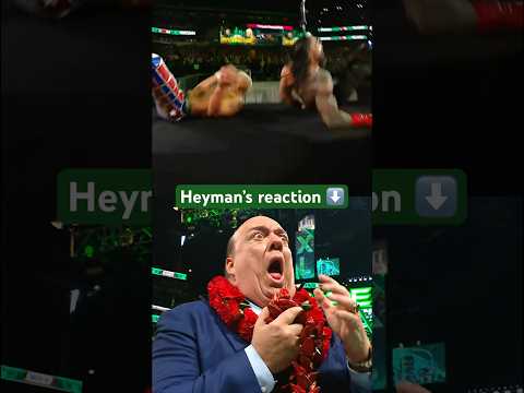 Paul Heyman was going through it during the main event of #WrestleMania XL Sunday ????