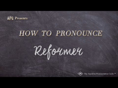 How to Pronounce Reformer (Real Life Examples!)